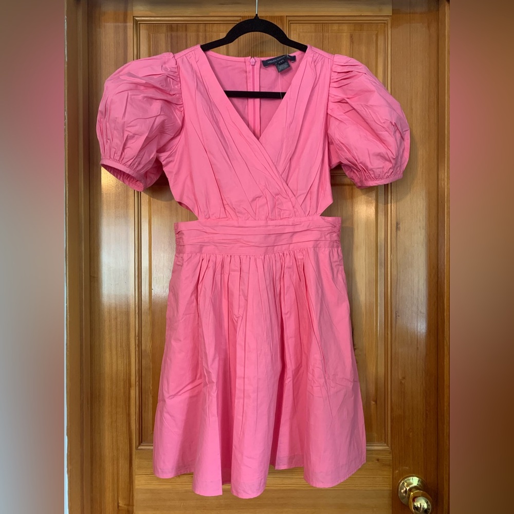 Rhodes Poplin VNeck Dress